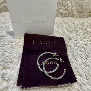 LAGOS Caviar Hoop Earrings small